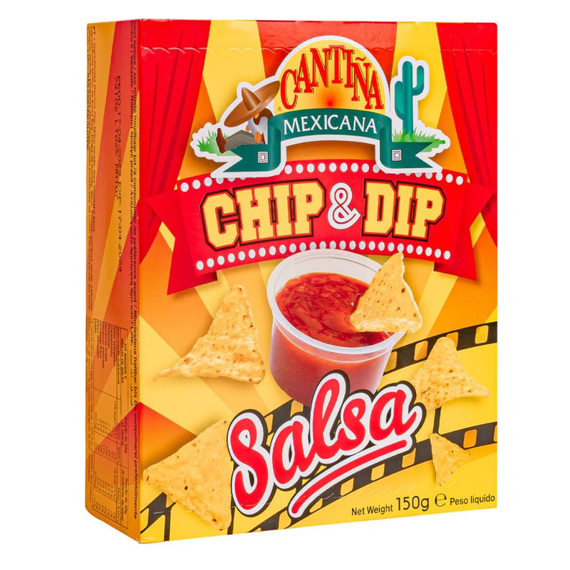 Cantina Mexicana Chip & Dip Salsa nachos con salsa da 150g American