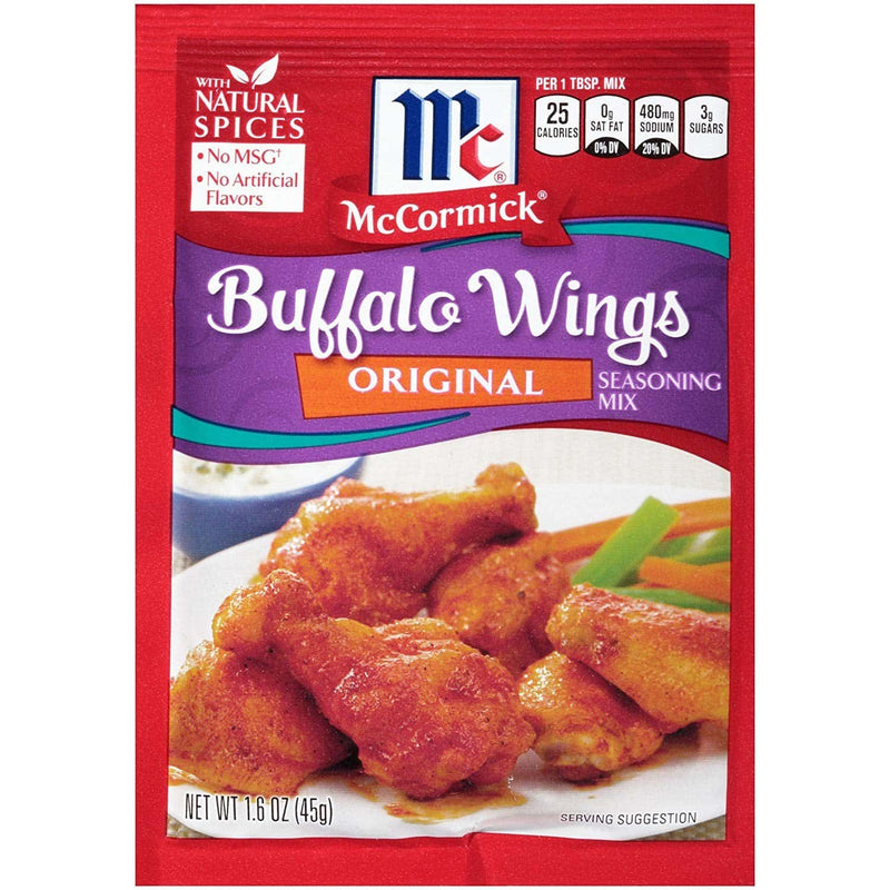 McCormick Buffalo Wings Original condimento speziato per pietanze da