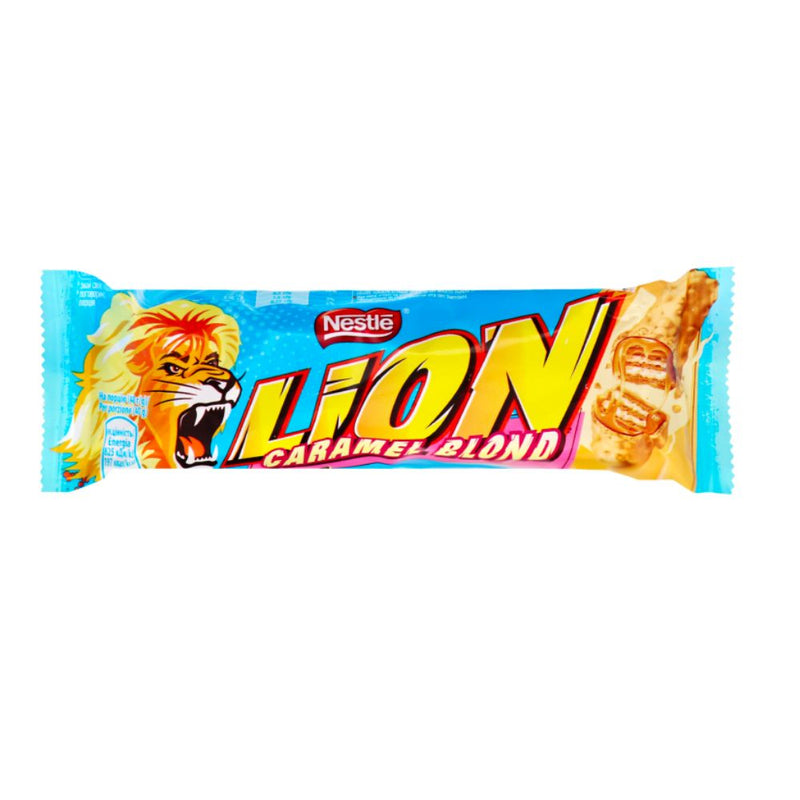 Lion Caramel Blond wafer ripieno al caramello da 40g American Uncle