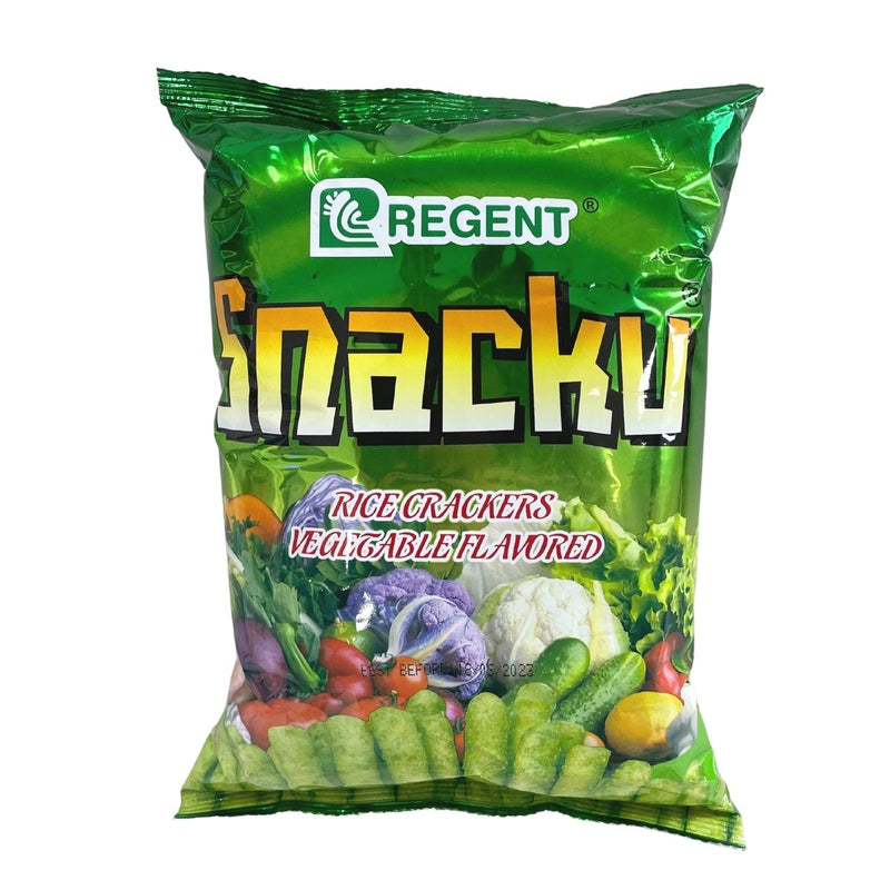 Regent Snacku Rice Crackers Vegetable Flavored - cracker al riso al ...